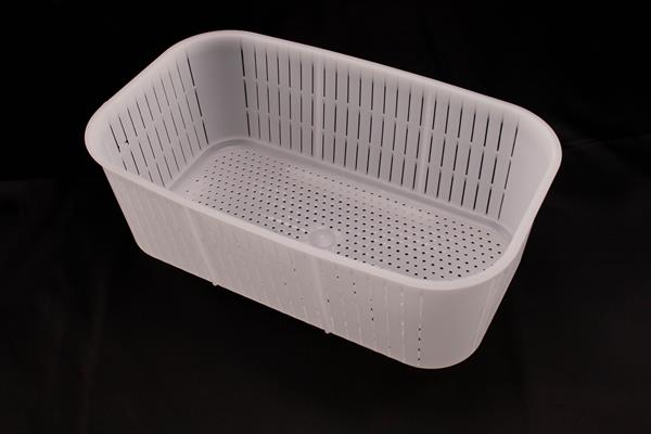 Osteform til firkantede oste. L 22,5 cm. B 14 cm, H 7,5 cm