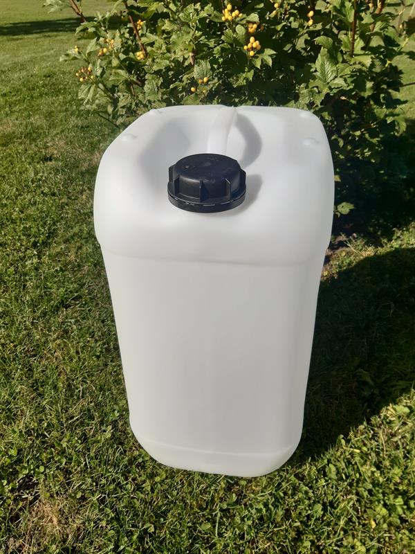 Vorratskanister 25 Liter – stapelbarer Wasserkanister aus robustem, lebensmittelechtem HDPE mit Deckel