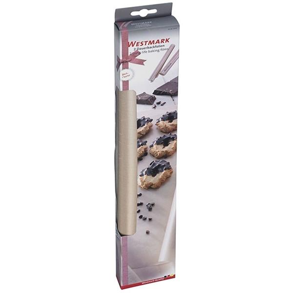 Backfolie / wiederverwendbares Backpapier – Westmark, Silikon mit Teflon, 2 Stk. (40 x 50 cm)