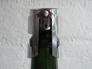 Sektverschluss / Cidre-Verschluss, hochglanzpolierter Edelstahl