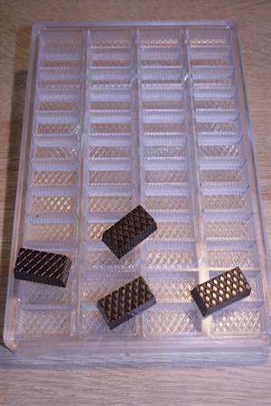 Schokoladenform mit Muster