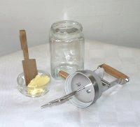 Glas für Butterfass 1,6 Liter – Ersatzglas für manuelles Butterfass