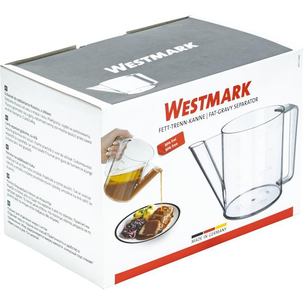 Fetttrennkanne / Öltrennkanne – Westmark Fettabscheider aus Kunststoff, 1 Liter