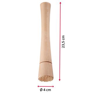 Sauerkrautstampfer / Gemüsestampfer aus Holz, kurz, 24 cm
