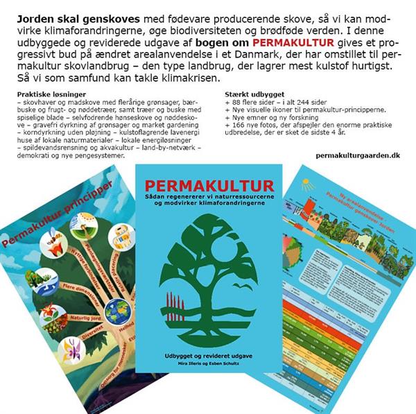 Bogen om permakultur (dänischsprachiges Buch) – nachhaltiger Anbau und Selbstversorgung (Mira Illeris und Esben Schultz)