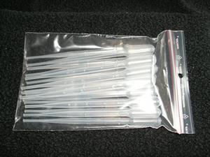 Kunststoffpipetten zum Dosieren 2 ml – Graduierung 0,25–1 ml (20 Stk.)