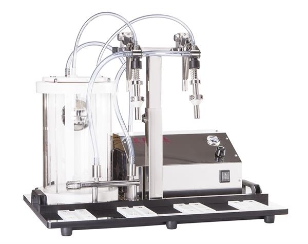 Vakuumfüller für Wein usw., Enolmaster, 2 Füllköpfe
