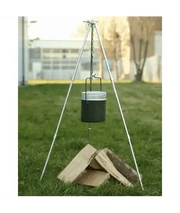 Bålstativ / tripod til gryder og bålkedel – Mil-Tec