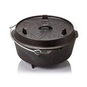 Dutch Oven / Gusseisentopf für Lagerfeuer und Grill – Petromax FT6, 6,1 Liter