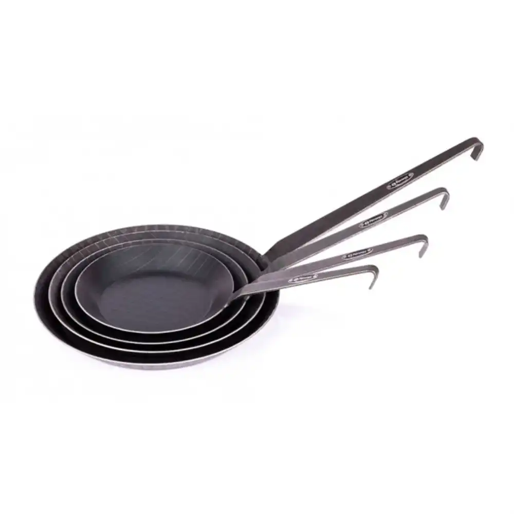 Schmiedeeisenpfanne für Lagerfeuer und Grill – Petromax, 32 cm