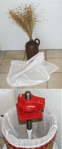 Presssack 70 × 70 cm – für Obstpresse und Weinpresse 30–50 Liter