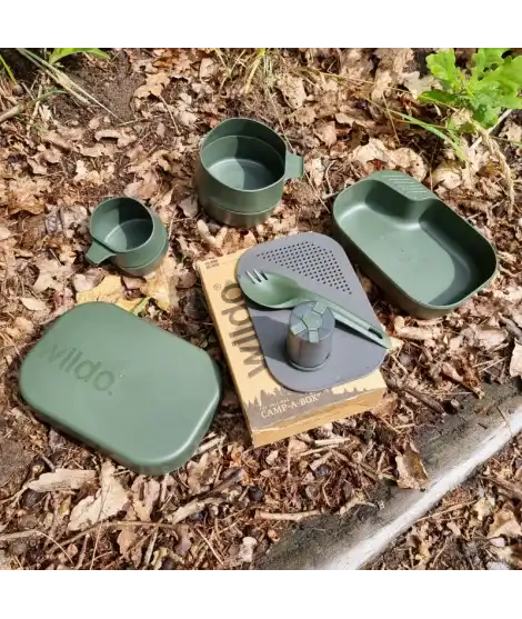 Essgeschirr-Set für Lagerfeueressen und Touren – Wildo® Camp-A-Box Complete